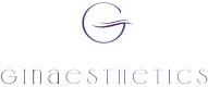 Logo of Ginaesthetaics, a professional beauty and aesthetics clinic specializing in cosmetic treatments.
